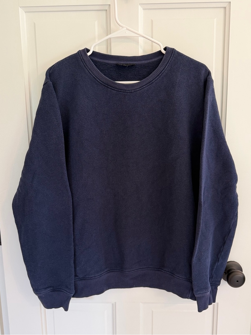 A.P.C. Rue Madame Paris Navy Crewneck Sweatshirt Fleece L Portugal